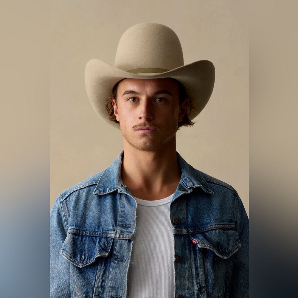 Vintage Akubra Australia Woomera Imperial Quality Pure Fur Felt Cowboy Hat 56